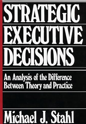 Strategic executive decisions Cover