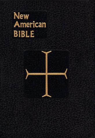 Saint Joseph New American Bible/Black Imitation Leather/ Large Print/      No.611/10B Cover