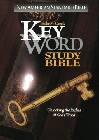 Hebrew-Greek Key Word Study Bible, New American Standard Bible, Leather, Bonded Burgandy Cover