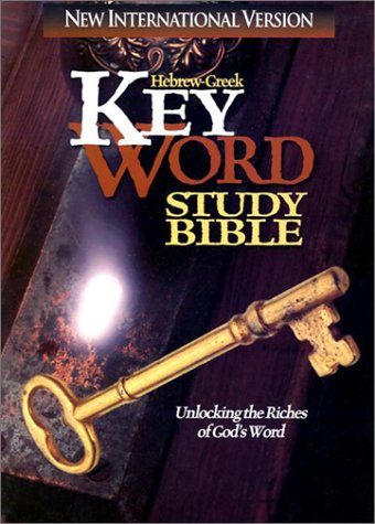 Bib the Hebrew-Greek Key Word Study Bible  Niv Bonded Burgundy Lthr. Plain Cover