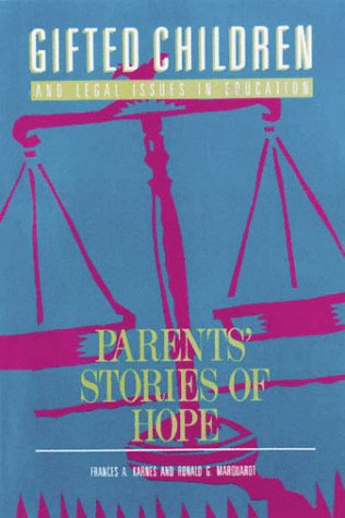 Gifted children and legal issues in education Cover