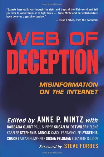 Web of deception Cover
