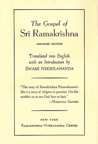 Gospel of Sri Ramakrishna Cover