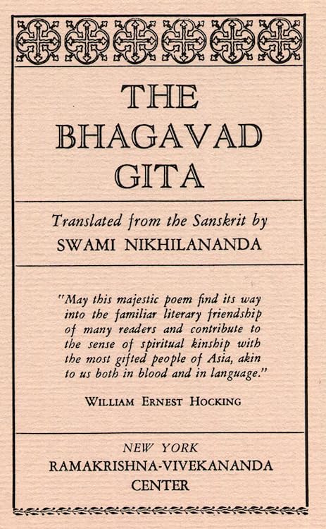 Bhagavad Gita  Cover