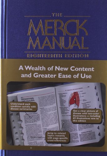 The Merck manual of diagnosis and therapy Cover