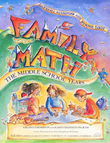 Family math, the middle school years Cover