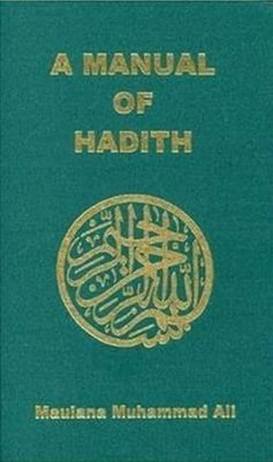 A Manual of Hadith Cover