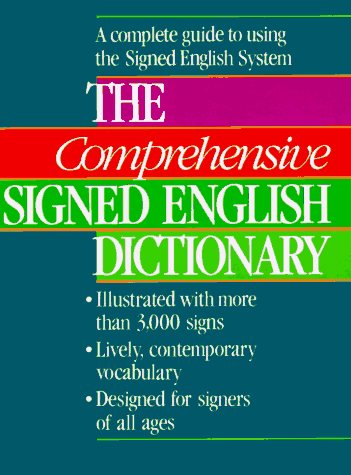 The Comprehensive signed English dictionary Cover