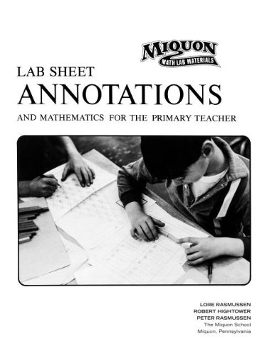Lab Sheet Annotations (Miquon Math Lab Series:) Cover