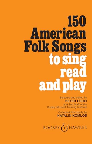 150 American folk songs to sing, read, and play. Cover