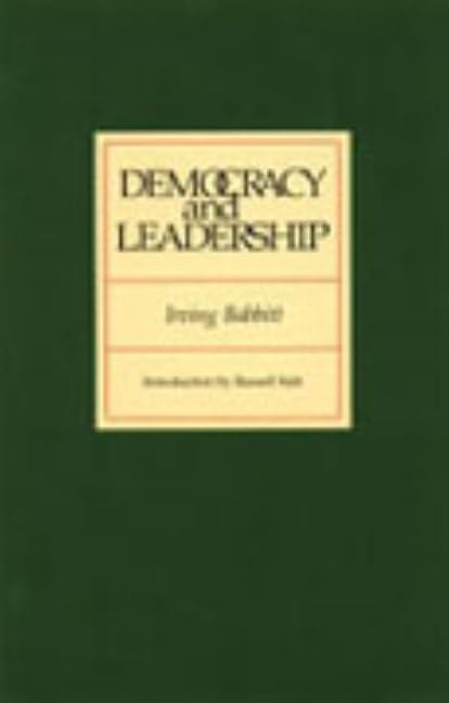 Democracy and leadership Cover