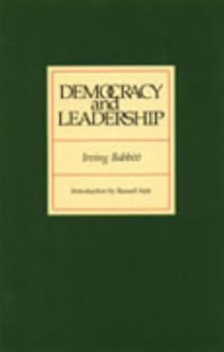 Democracy and leadership Cover