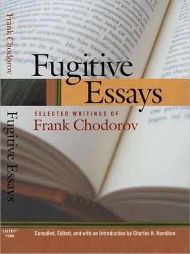 Fugitive essays Cover