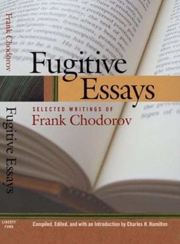Fugitive essays Cover