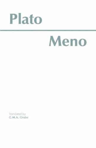 Plato's Meno Cover