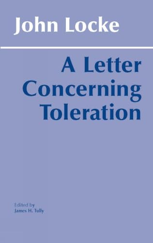 A letter concerning toleration Cover