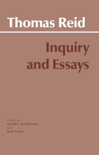 Thomas Reid's Inquiry and essays Cover