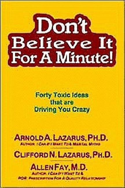 Don't believe it for a minute! Cover