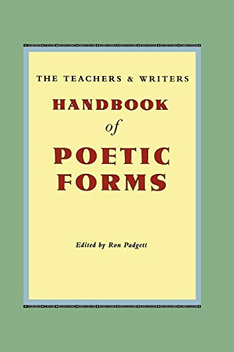 The teachers & writers handbook of poetic forms Cover