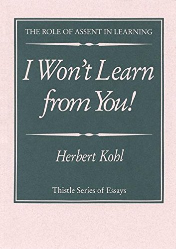 I Won't Learn from You! Cover