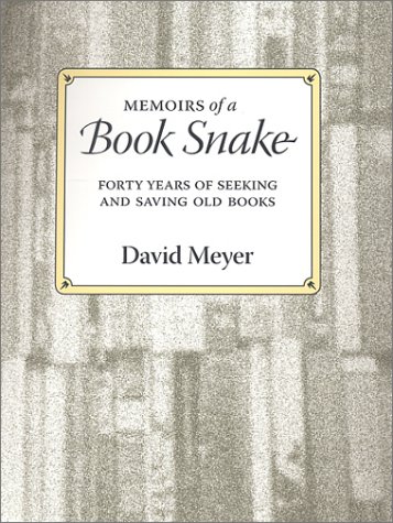Memoirs of a book snake Cover
