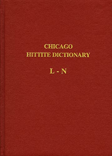 The Hittite dictionary of the Oriental Institute of the University of Chicago Cover