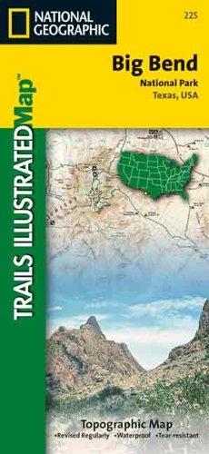 Trails Illustrated Big Bend National Park Texas Cover