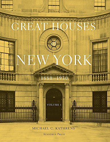 Great houses of New York, 1880-1930 Cover