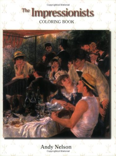 The Impressionists Coloring Book Cover