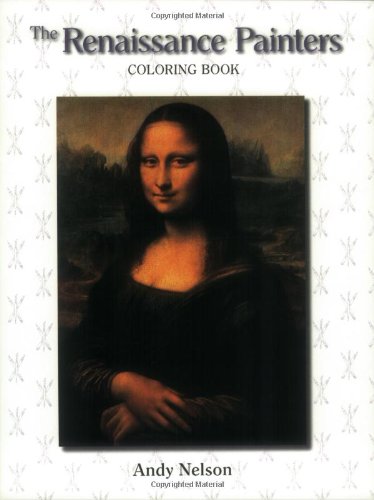 The Renaissance Painters Coloring Book Cover