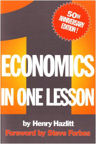Economics in one lesson Cover
