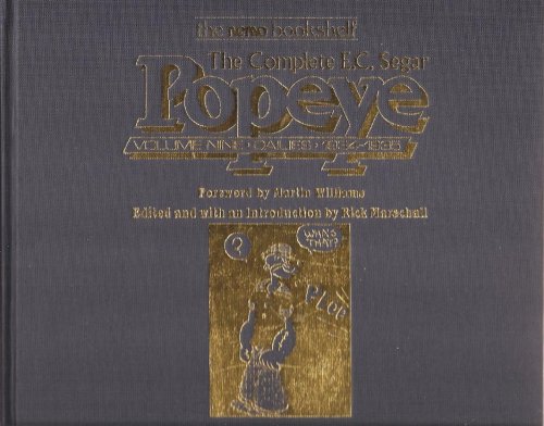 Complete E.C. Segar Popeye, Dailies, 1935-37 (Complete E. C. Segar Popeye) Cover