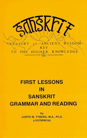 First lessons in Sanskrit grammar and reading Cover