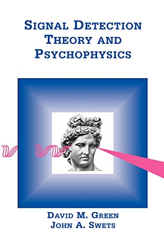 Signal Detection Theory and Psychophysics Cover