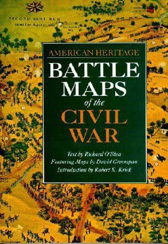 Battle Maps of the Civil War (American Heritage) Cover