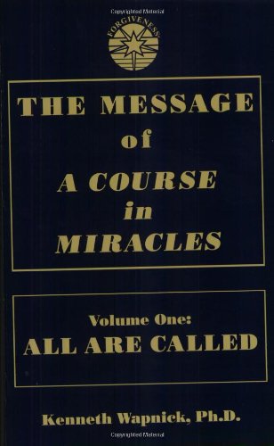 The message of A course in miracles Cover