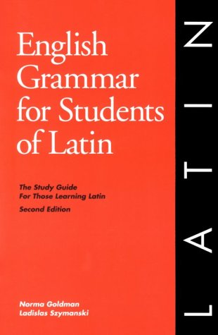 English grammar for students of Latin Cover