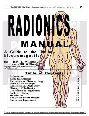 Radionics Manual Cover