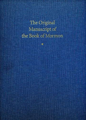 The Original Manuscript of the Book of Mormon Cover