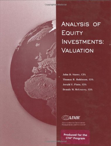 Analysis of Equity Investments Cover