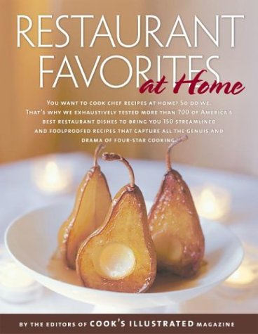 Restaurant favorites at home Cover