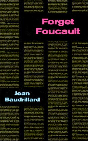 Forget Foucault Cover