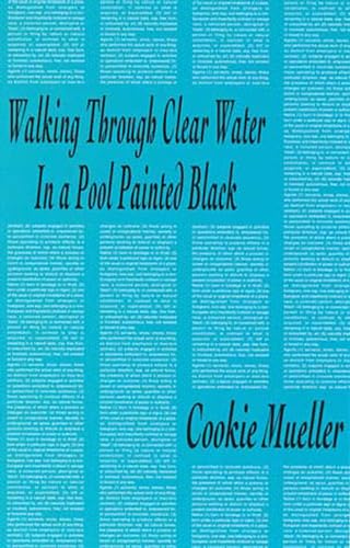 Walking through clear water in a pool painted black Cover