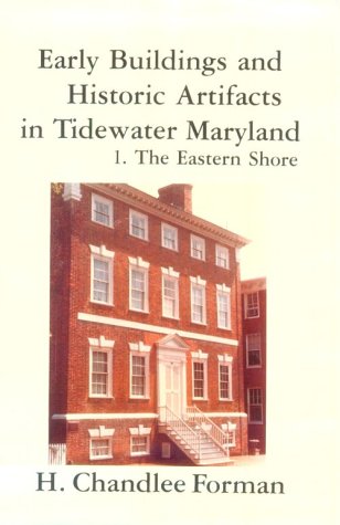 Early Building and Historic Artifacts in Tidewater Maryland Cover