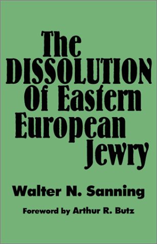 The dissolution of Eastern European Jewry Cover