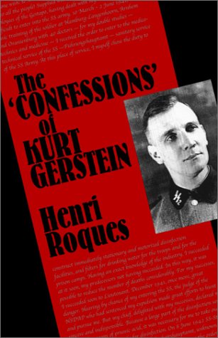 The ' confessions' of Kurt Gerstein Cover