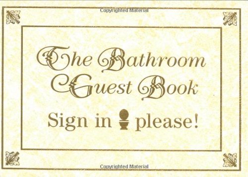 The Bathroom Guest Book Cover