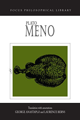 Plato's Meno Cover