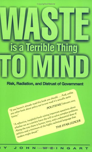 Waste Is A Terrible Thing To Mind  Cover