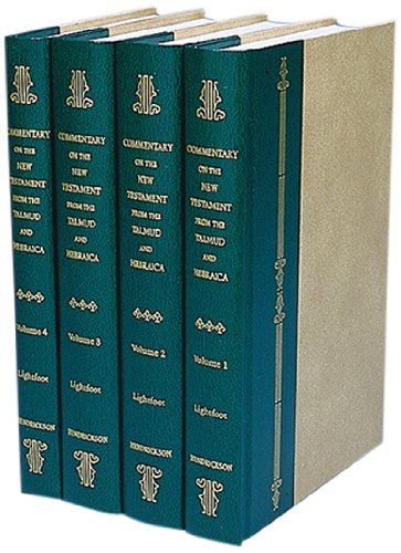 A Commentary on the New Testament from the Talmud and Hebraica (4 Vol. Set) Cover